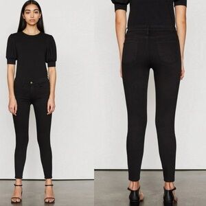 Frame denim black Le Skinny De Jeanne slim fit skinny jeans Sz 26